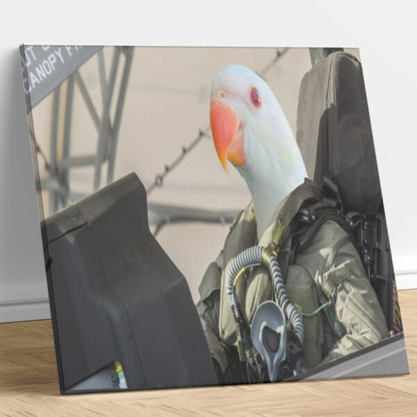 Air Force Cockpit Custom Bird Portrait