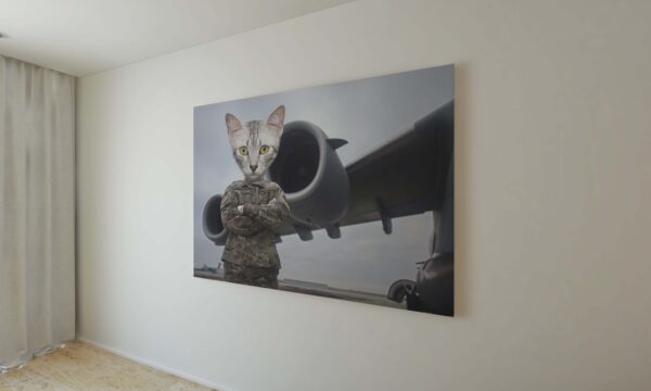 USAF Wing Custom Pet Portrait