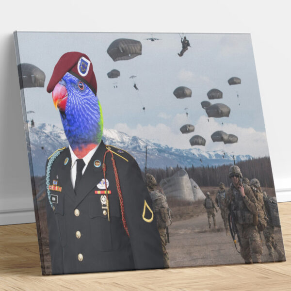 US Army Airborne Custom Bird Portrait