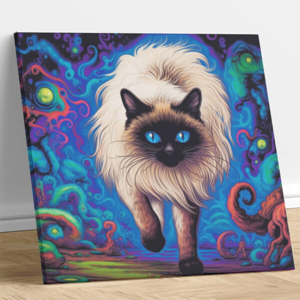 Blue Heaven Custom Cat Portrait