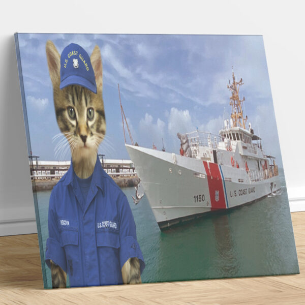 USCG Atlantic Fleet Custom Cat Portrait