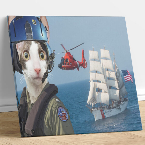USCG Flagship Custom Cat Portrait