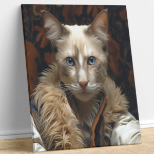 Gaudy Lipscani Custom Cat Portrait
