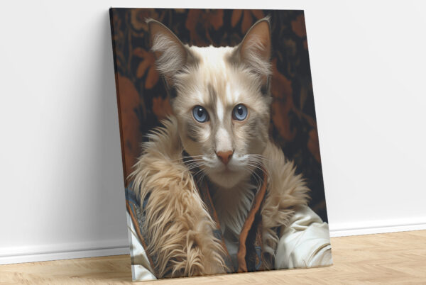 Gaudy Lipscani Custom Cat Portrait