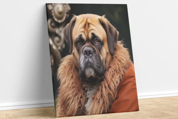 Gaudy Lipscani Custom Dog Portrait