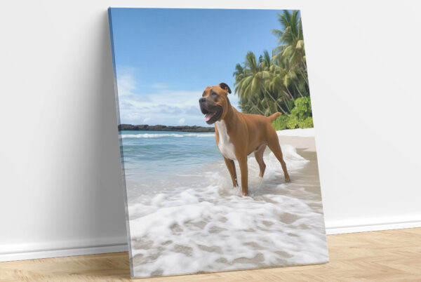 Island Solitude Custom Dog Portrait