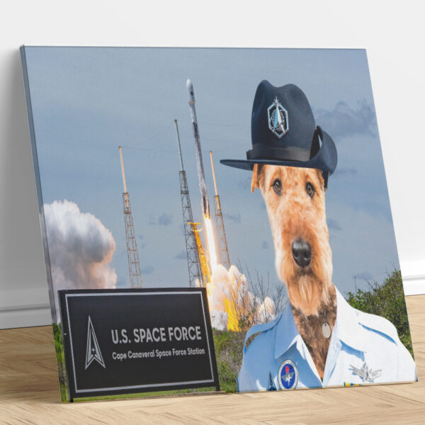 USSF Cape Canaveral Custom Dog Portrait