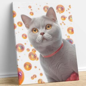 Suave Custom Cat Portrait