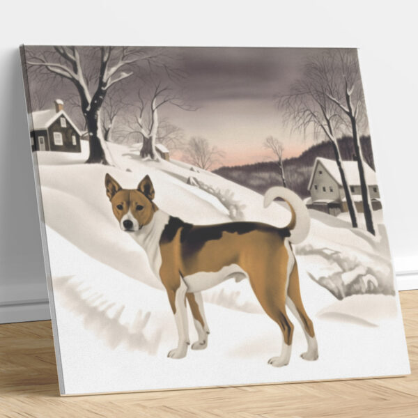 Warm Cocoa Custom Dog Portrait