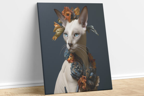 Day Soiree Custom Cat Portrait