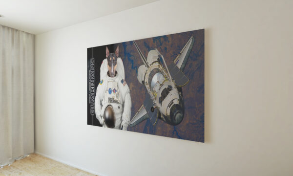 USSF Astronaut Custom Pet Portrait Poster