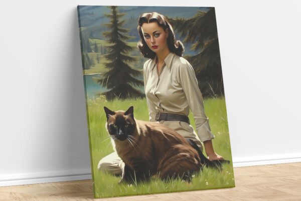 Supporting Role Custom Cat Portrait