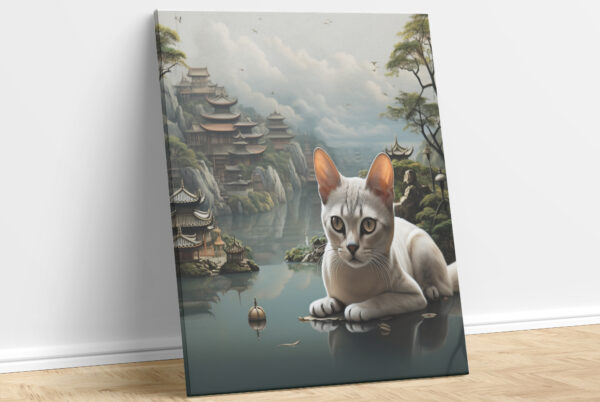 Yoshino Wall Scroll Custom Cat Portrait